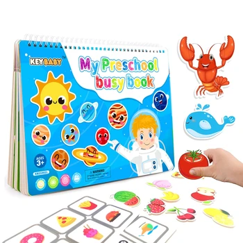 Kūdikių Užimtas Valdybos Montessori Užimtas Knygos Jutimo Žaislas, Vaikas Švietimo Knyga 12pcs Temos Autizmo Žaislai Kosmoso Tyrinėtojai Saulės Sistema, Žaislai