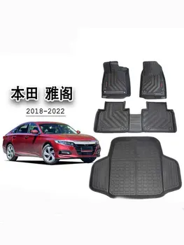TPE dembliai yra naudojami Honda dešimtosios kartos Accord 2018-2022 specialų automobilio bagažo skyriaus kilimėlis atsparus vandeniui ir dėvėjimuisi atsparios