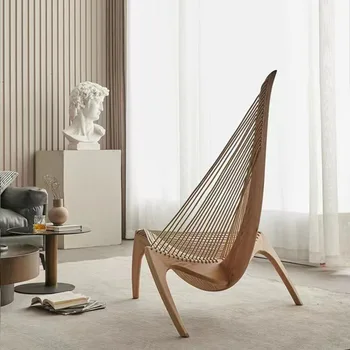 Šiaurės Mediena, Recliner Kėdės Dizaineris Lounge Kėdės Kūrybos Buriavimo Kėdės Modernus Patogus Atsipalaiduoti Kambarį Namų Baldai