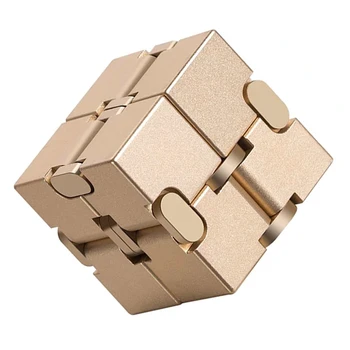 Įtempių Žaislas Premium Metalo Infinity Kubo Infinit Kubo Piršto Nerimas Įtempių Blokai Magic Cube Žaislas Suaugusiems Vaikas